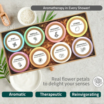 8-Piece Aromatherapy Bath Bomb Set