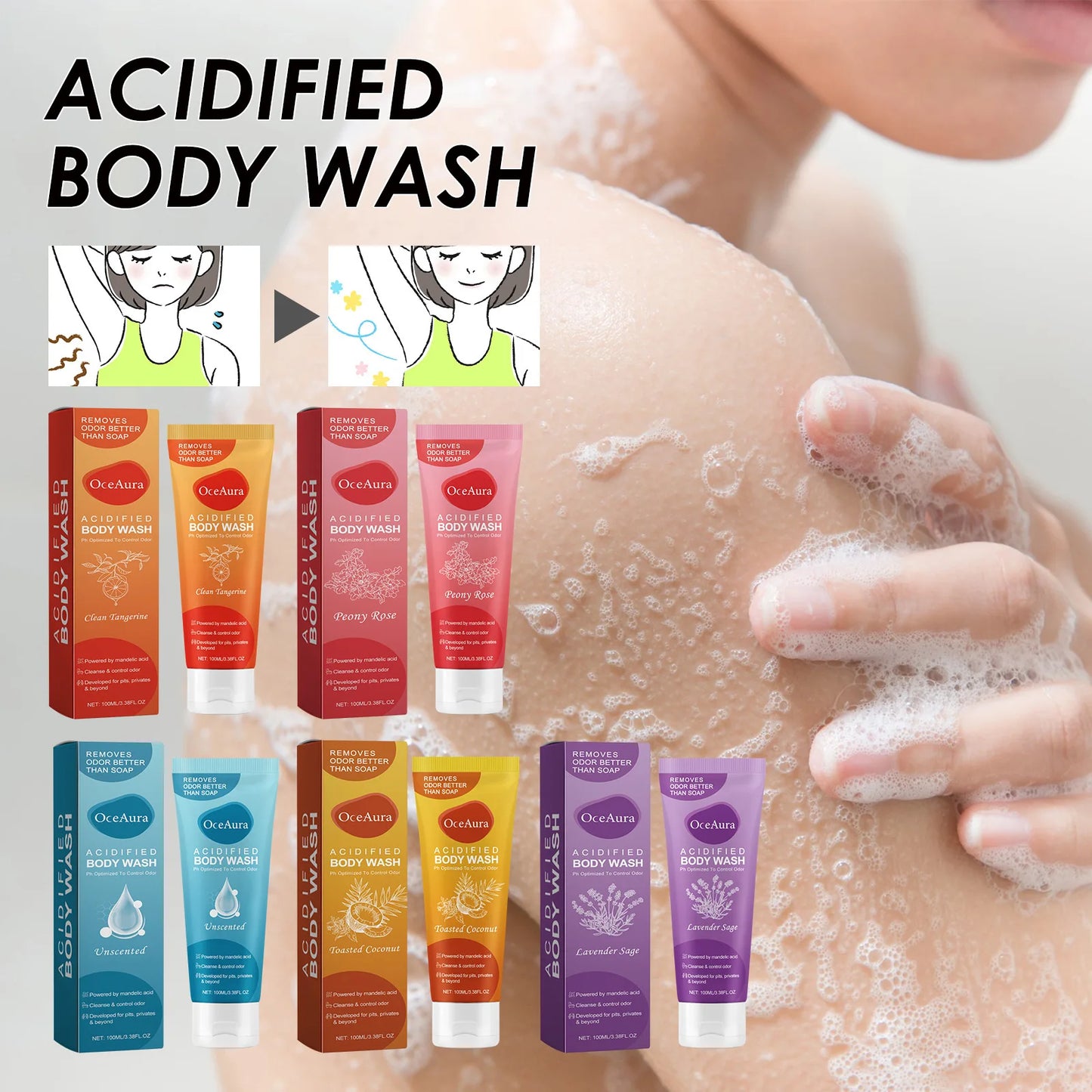 Moisturizing Fragrance Shower Gel Series