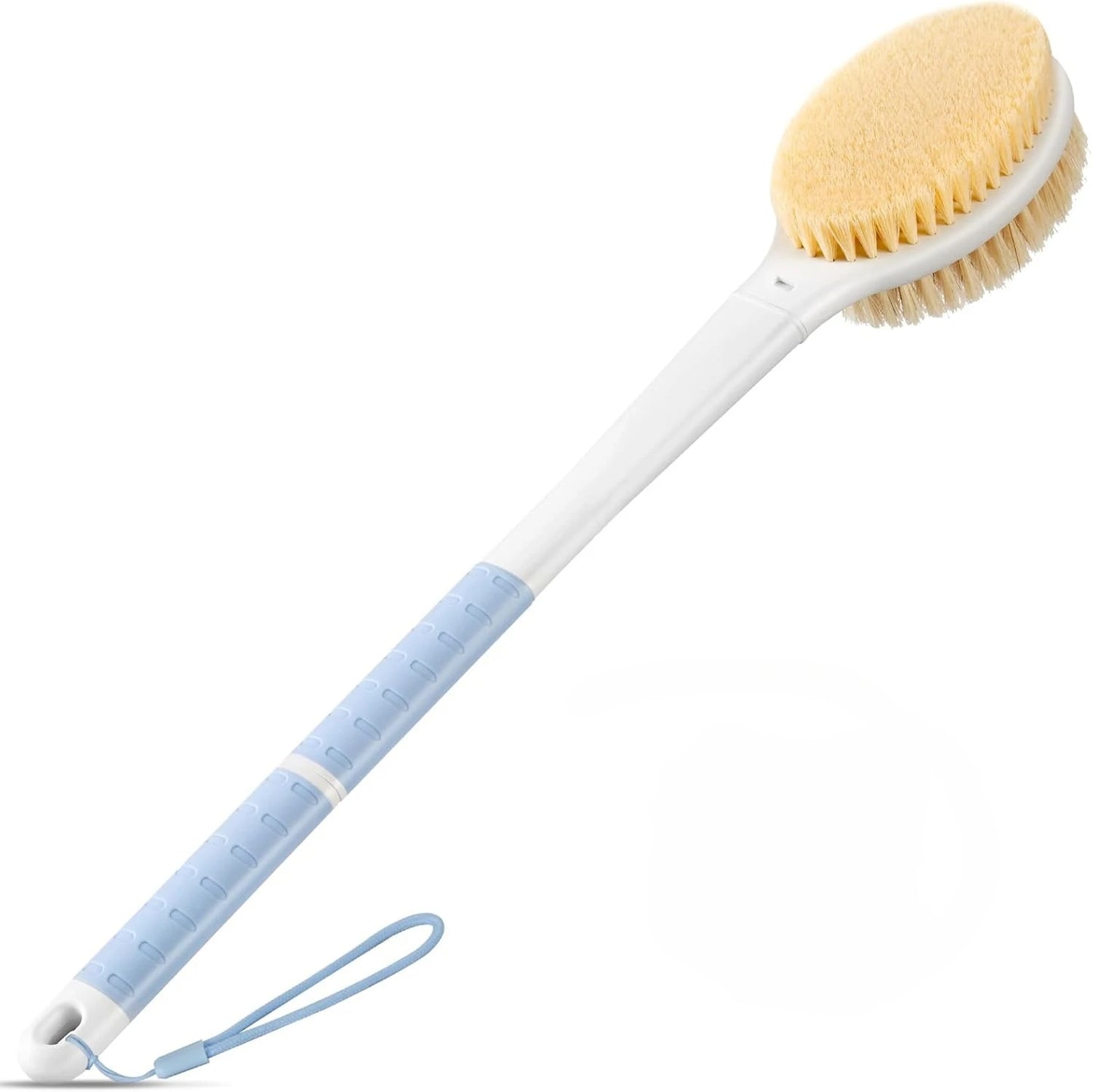 Dual-Bristle Long-Handle Back Scrubber Brush