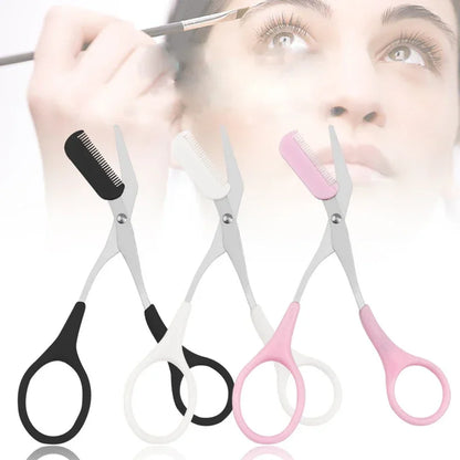 Stainless Steel Eyebrow Trimmer Scissors
