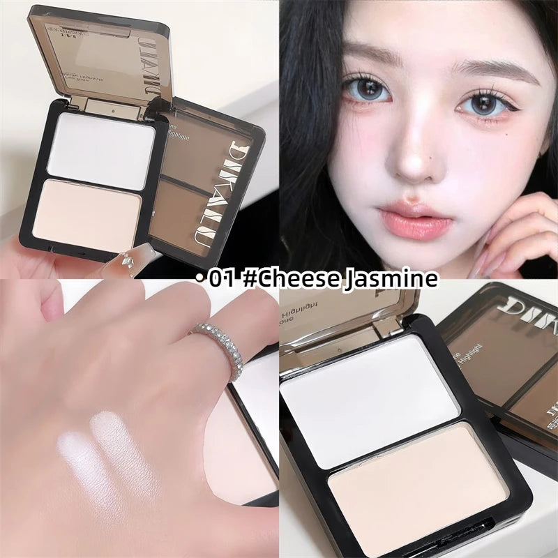 Dual-Color Matte Highlighter and Contour Palette