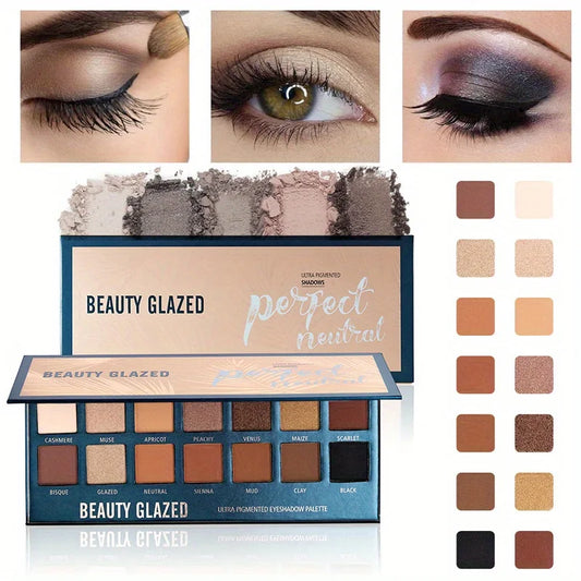 14-Color Matte Nude Eyeshadow Palette