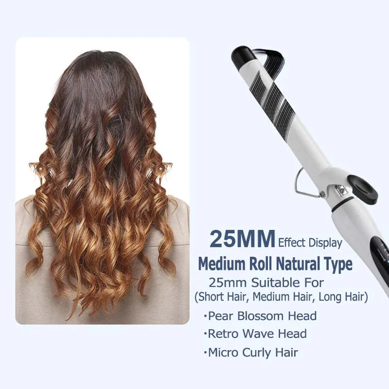 25mm Ceramic Large Wave Hair Curler