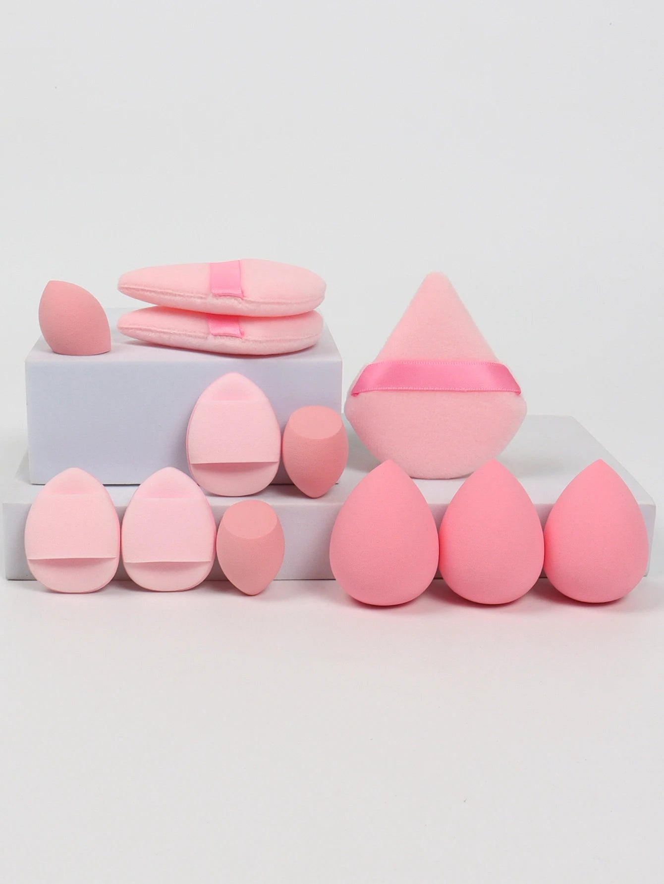 12-Piece All-Purpose Makeup Sponge and Puff Set