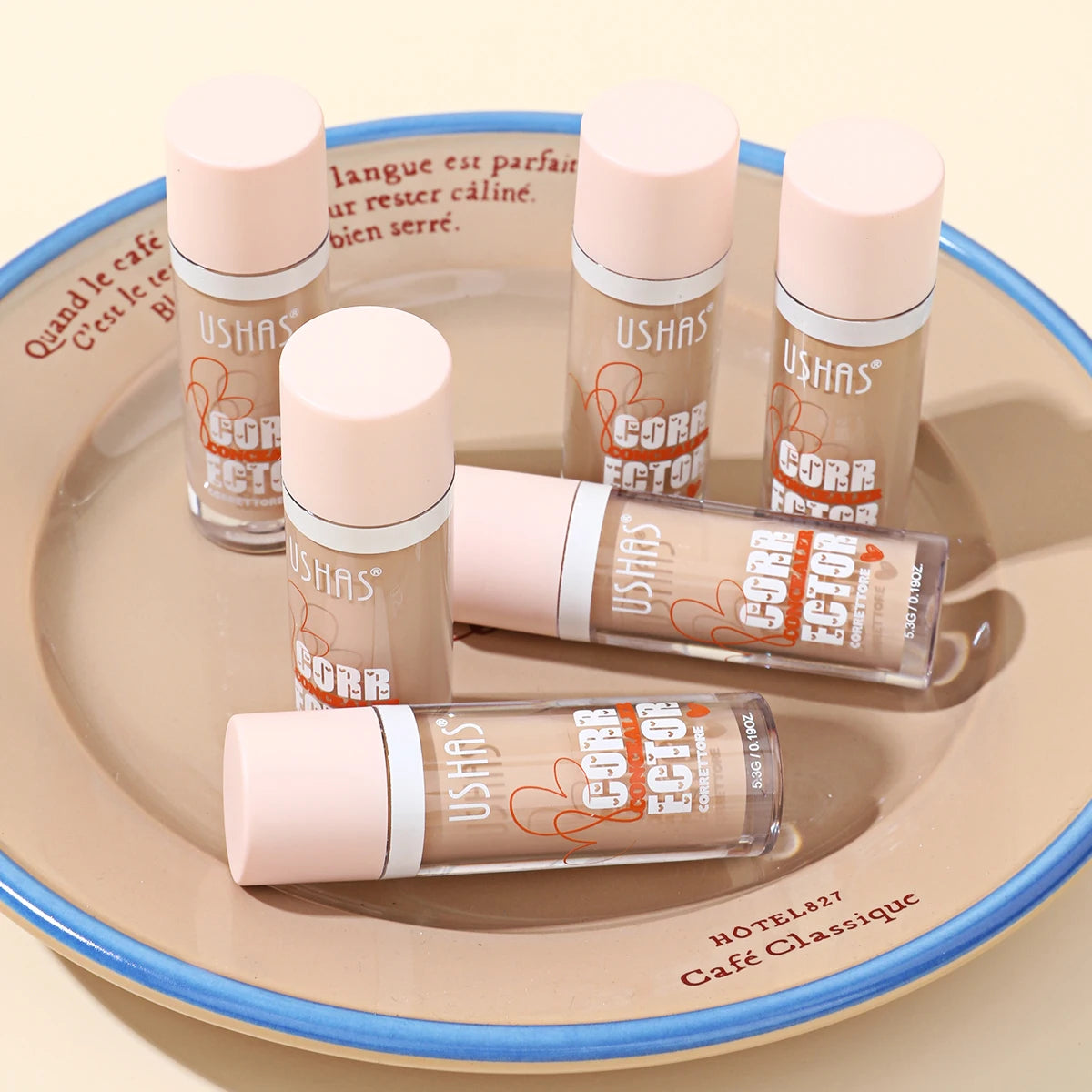 Twelve-Color Waterproof Brightening Concealer
