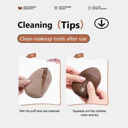 Two-Pack Soft Powder Puff Set