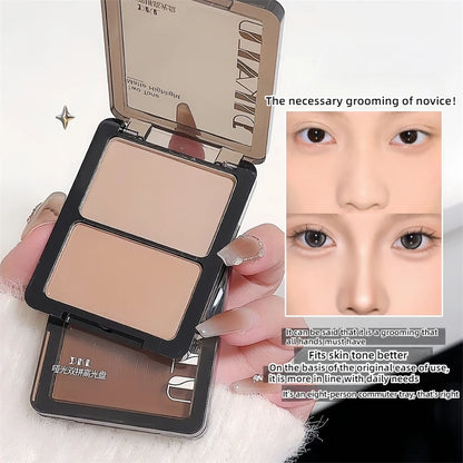 Dual-Color Matte Highlighter and Contour Palette