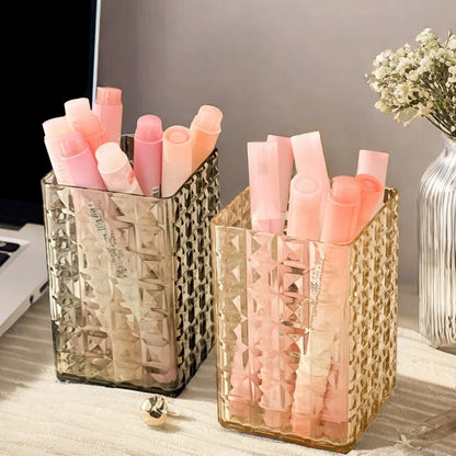 Transparent Makeup Brush Holder Cosmetic Organizer