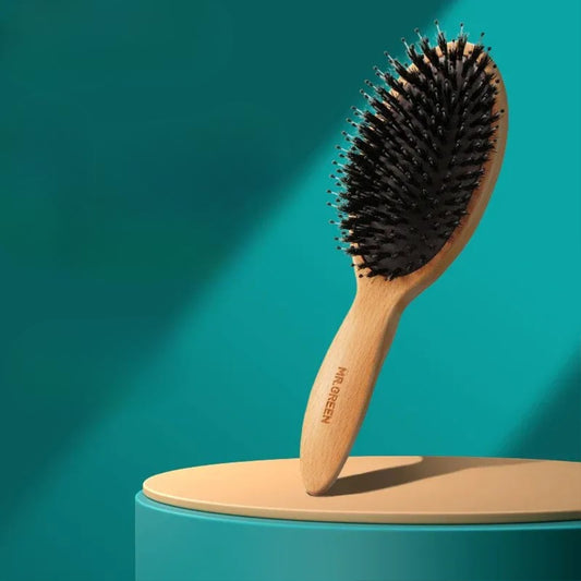 Boar Bristle Hair Brush Detangler