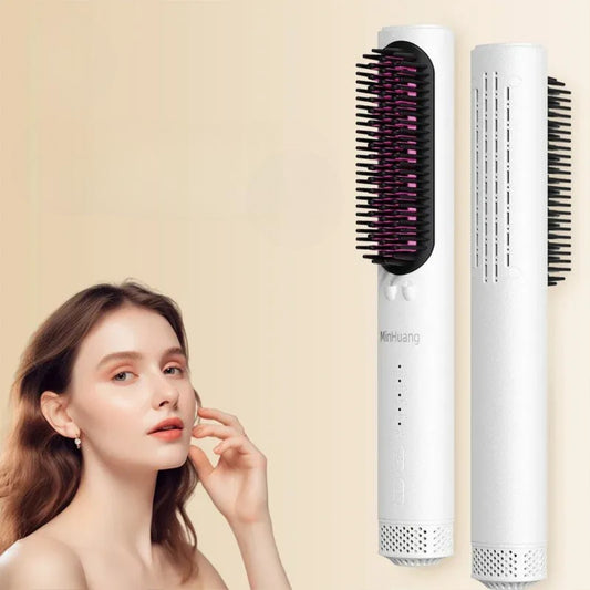 Electric Hot Comb Straightening Brush